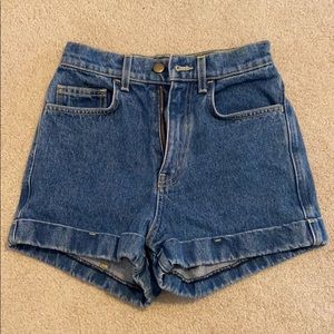 American Apparel High Waisted Shorts